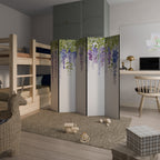 BOTANICAL BREEZE Biombo Decorativo de 5 Painéis