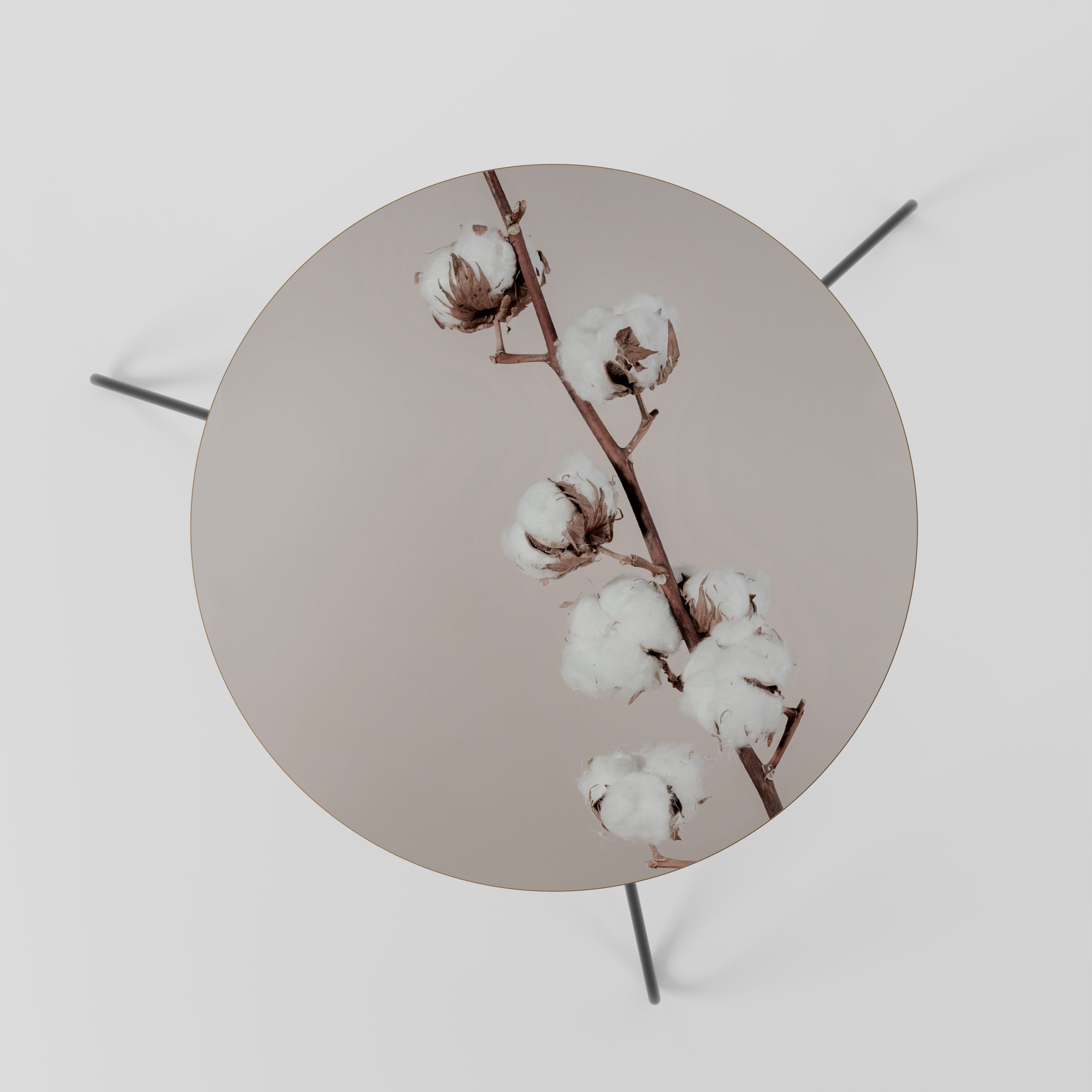 COTTON CLOUDS IN BALANCE Mesa de Centro 60