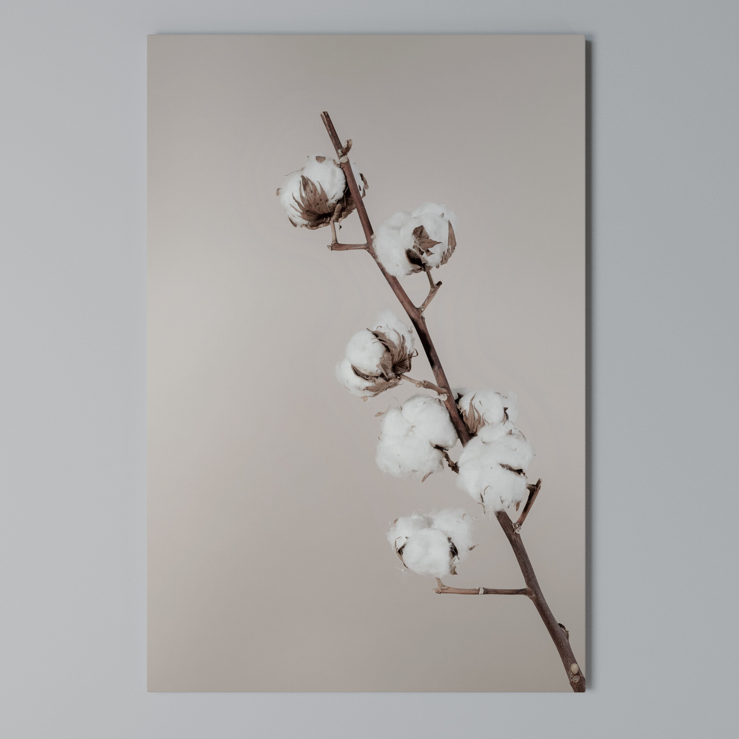 COTTON CLOUDS IN BALANCE Quadro em tela vertical