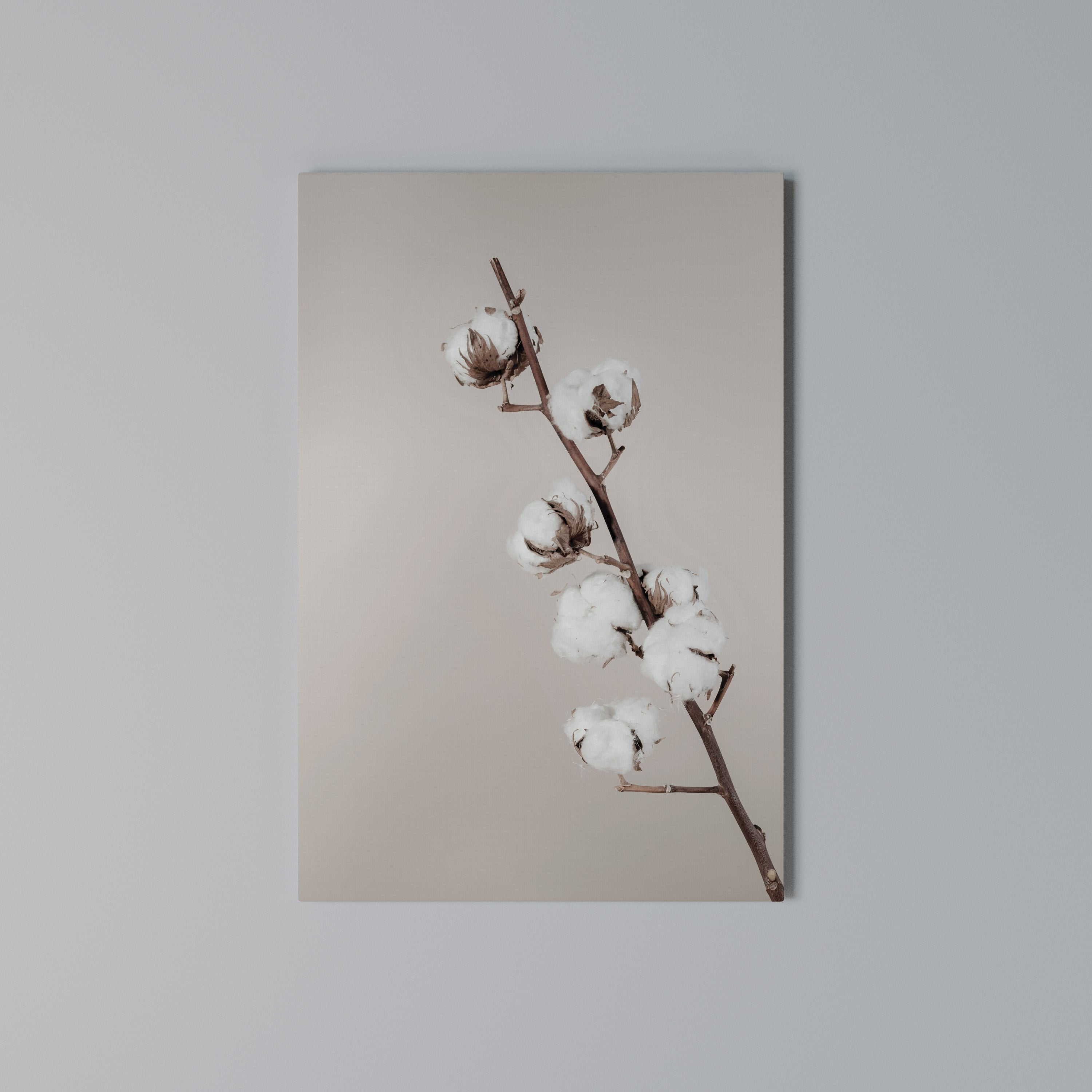 COTTON CLOUDS IN BALANCE Quadro em tela vertical