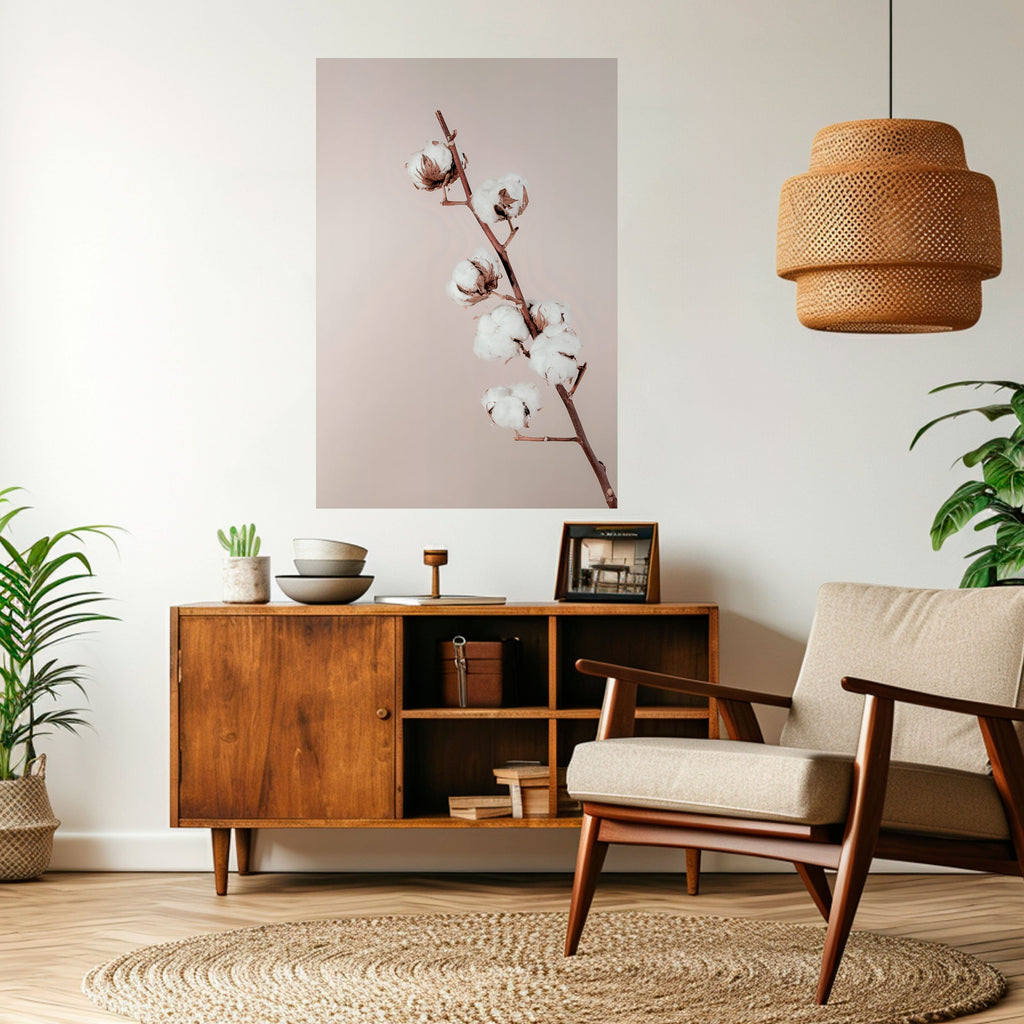 COTTON CLOUDS IN BALANCE Poster Vertical Autocolante