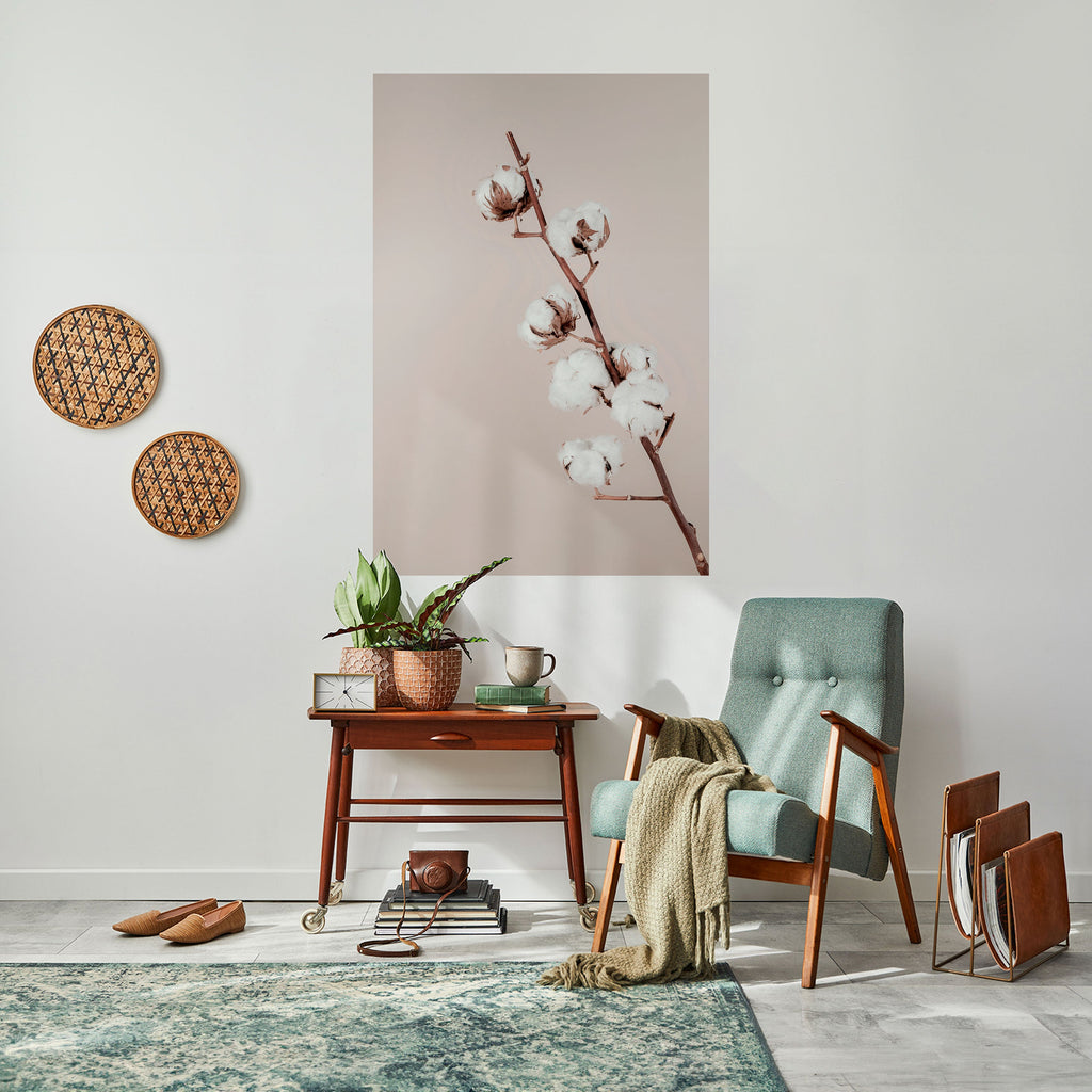 COTTON CLOUDS IN BALANCE Poster Vertical Autocolante