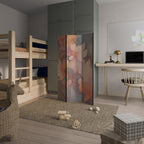 PETAL GRACE Biombo Decorativo de 3 Painéis