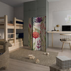 HERBAL FIESTA Biombo Decorativo de 3 Painéis