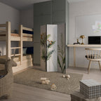 HERBAL DREAM Biombo Decorativo de 3 Painéis