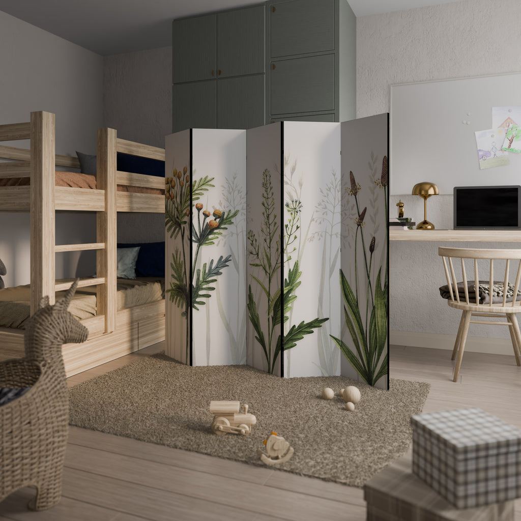 HERBAL DREAM Biombo de 5 Painéis