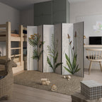 HERBAL DREAM Biombo Decorativo de 6 Painéis