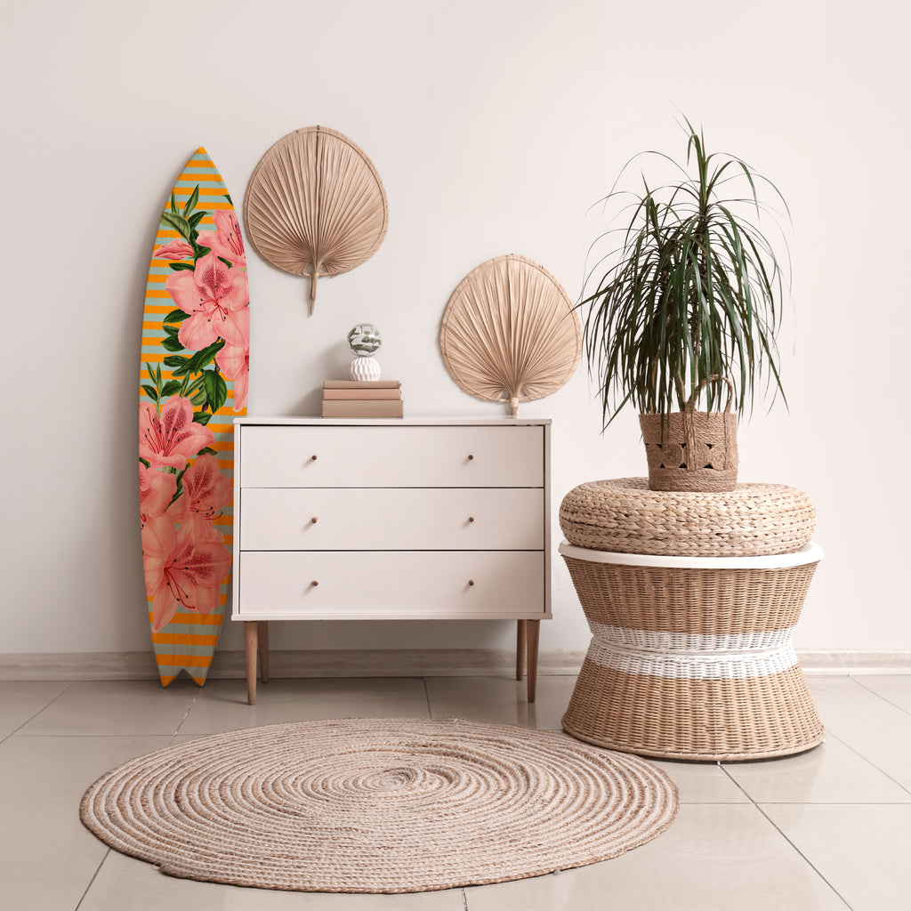 FRAGILE BEAUTY Painel Decorativo Prancha de Surf