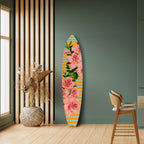FRAGILE BEAUTY Painel Decorativo Prancha de Surf
