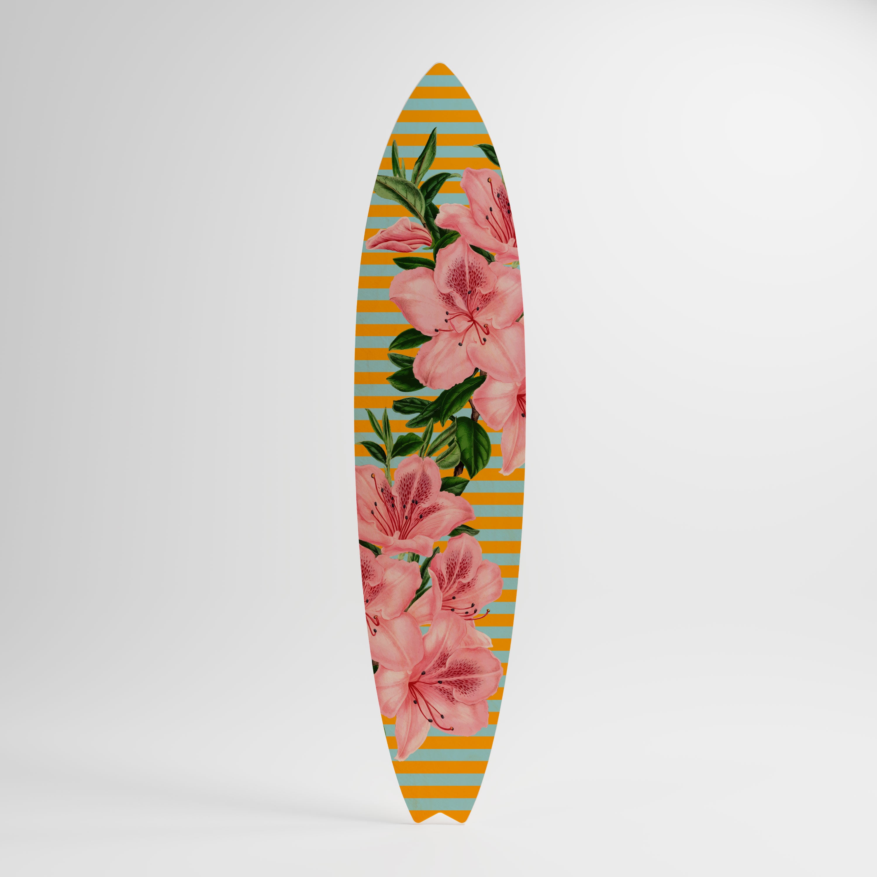 FRAGILE BEAUTY Prancha de surf decorativa em contraplacado