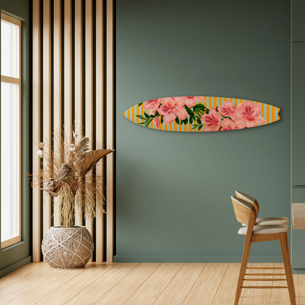 FRAGILE BEAUTY Decorative Plywood Surfboard