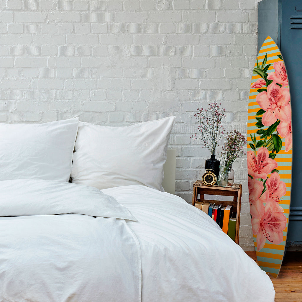 FRAGILE BEAUTY Decorative Plywood Surfboard