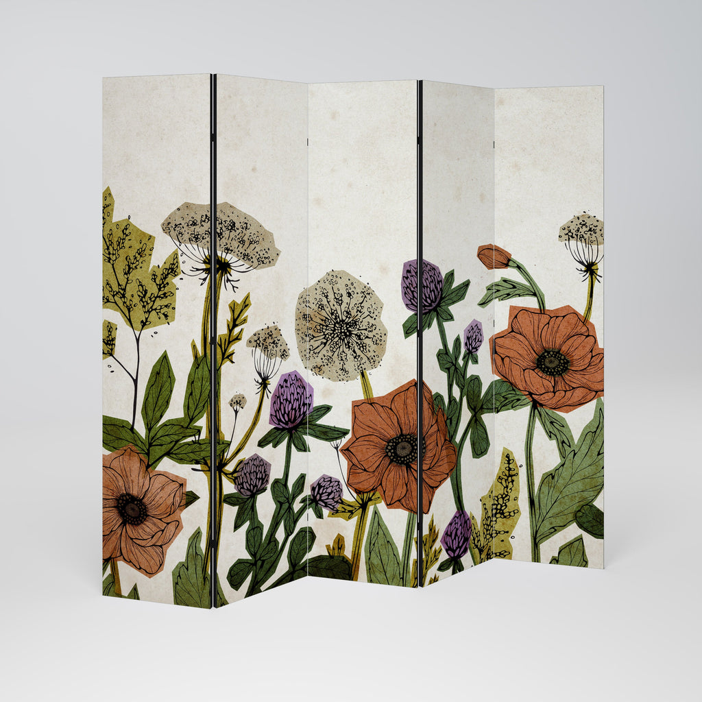 SPROUT ELEGANCE Biombo Decorativo de 5 Painéis