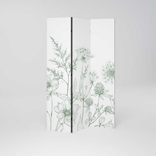 WILDER BEAUTY Biombo de 3 Painéis