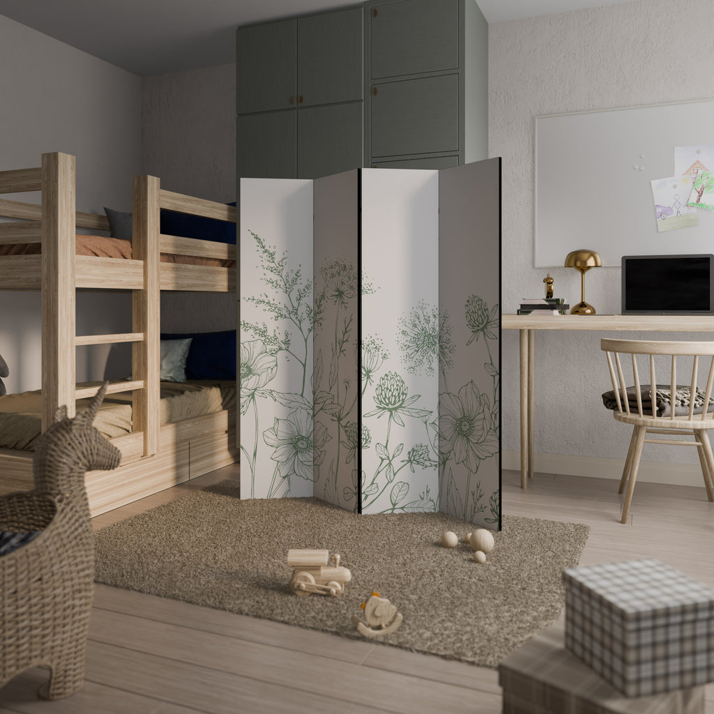 WILDER BEAUTY 4-Panel Room Divider