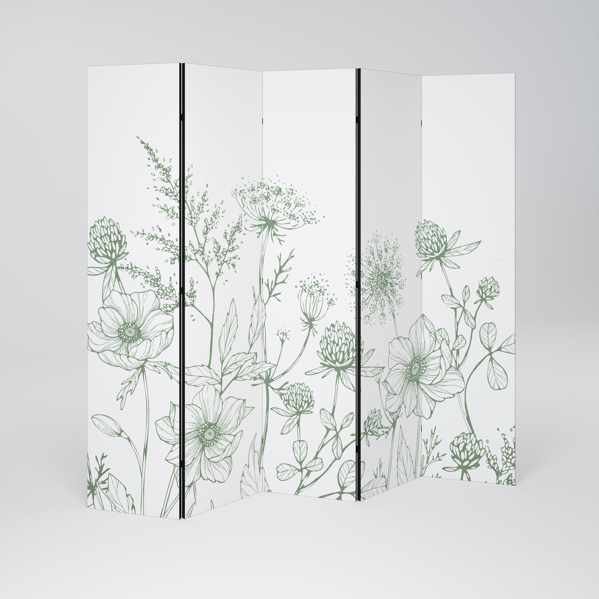 WILDER BEAUTY Biombo de 5 Painéis