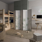 WILDER BEAUTY Biombo Decorativo de 5 Painéis