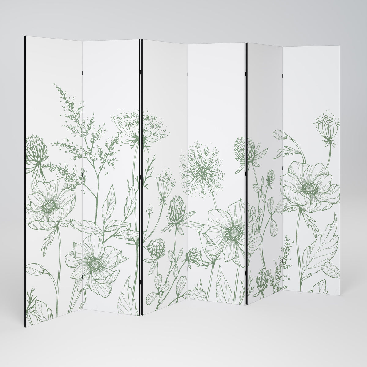 WILDER BEAUTY Biombo de 6 Painéis