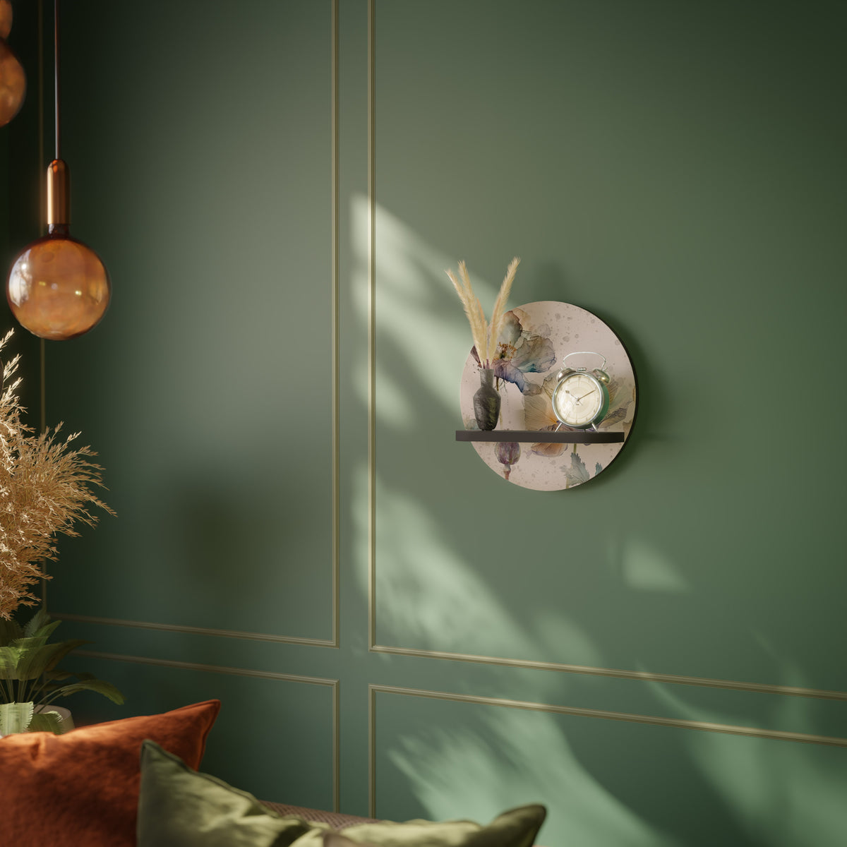 SOFTEN POPPY Art Shelf