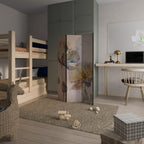SOFTEN POPPY 3-Panel Room Divider