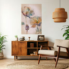 SOFTEN POPPY Poster Vertical Autocolante