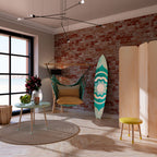 BARBADOS BLUE Painel Decorativo Prancha de Surf
