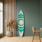 BARBADOS BLUE Painel Decorativo Prancha de Surf