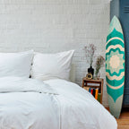 BARBADOS BLUE Decorative Plywood Surfboard