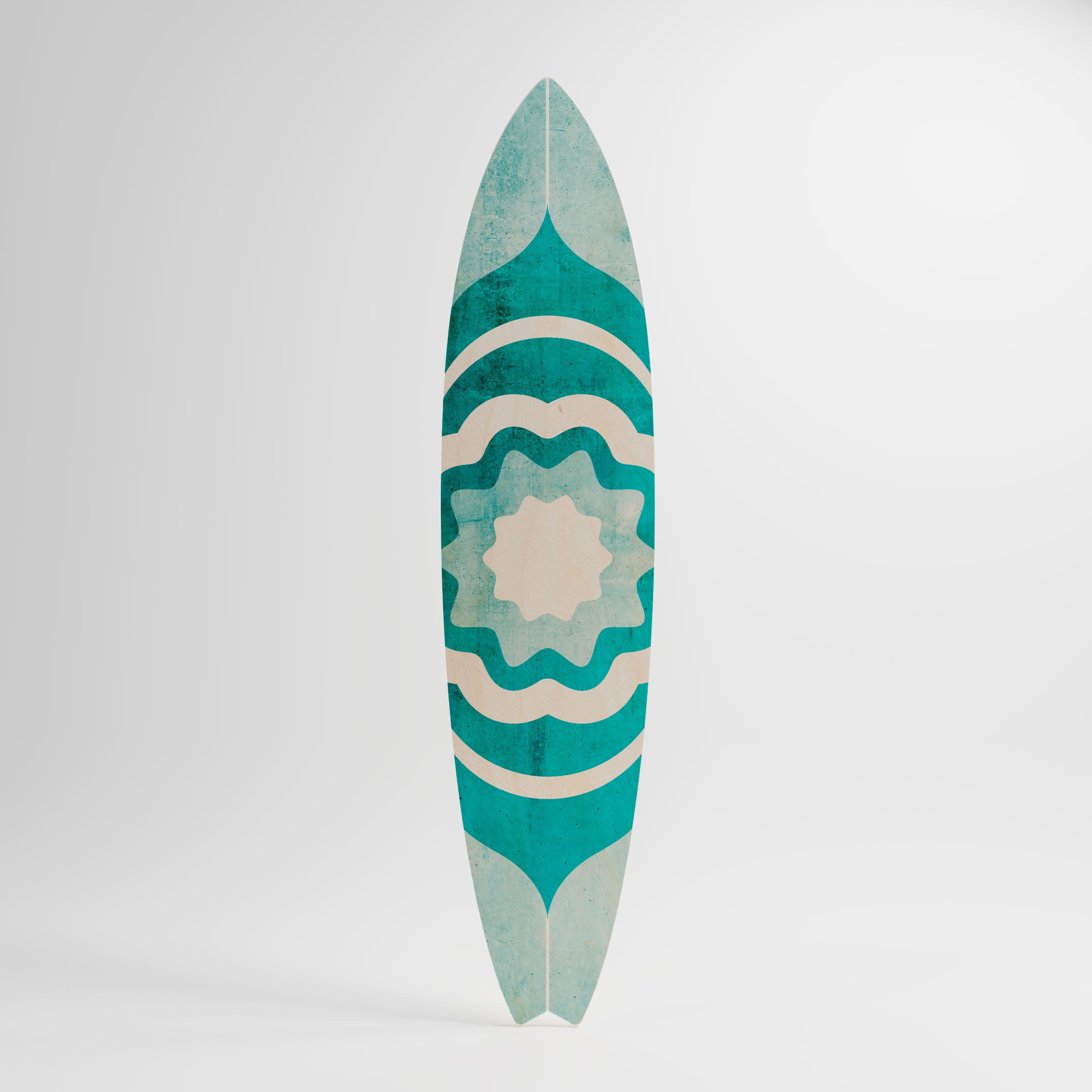 BARBADOS BLUE Decorative Plywood Surfboard