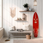 FLOWERY ORNATE Surfboard Decorative Panel