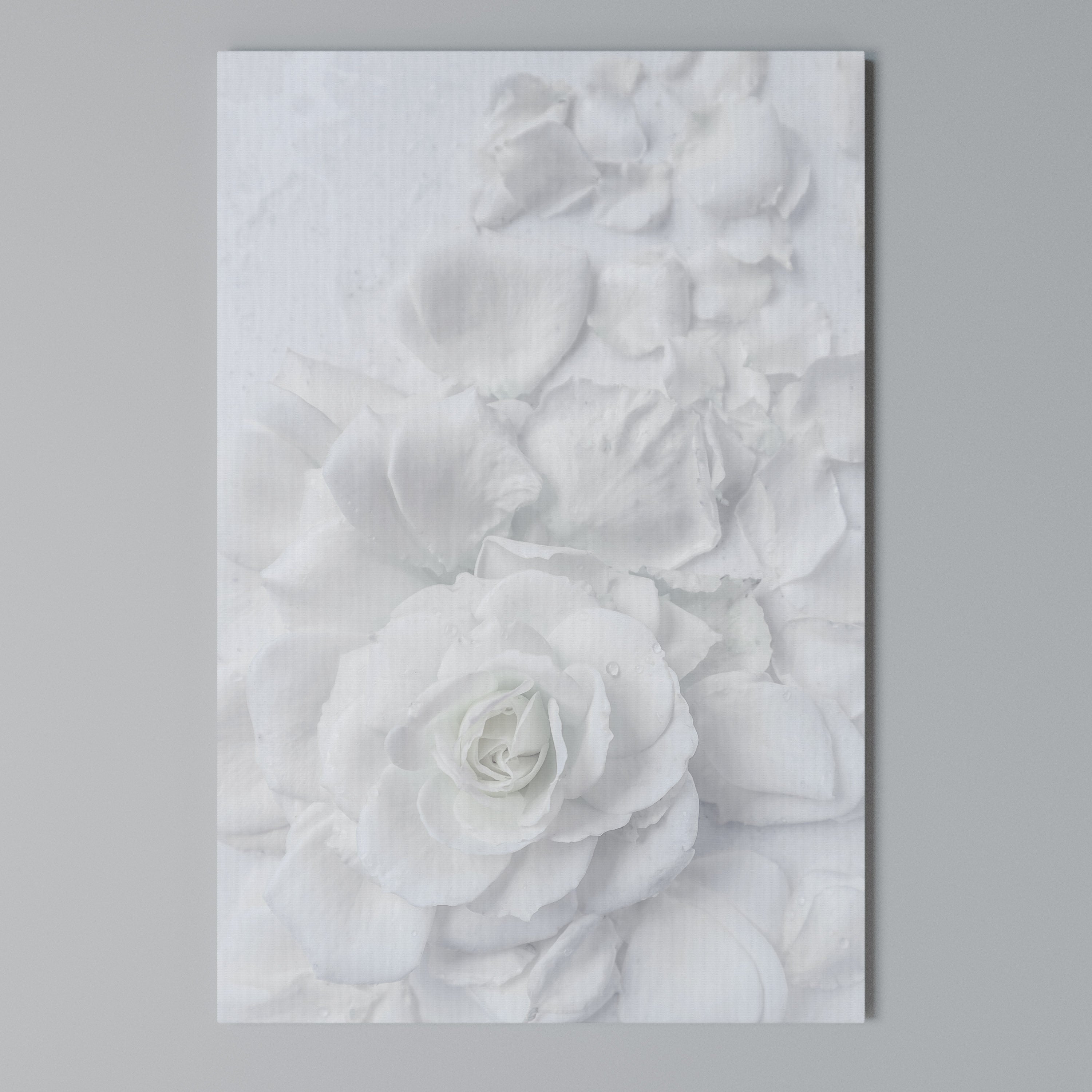 ELEGANCE IN CLARITY Quadro em tela vertical