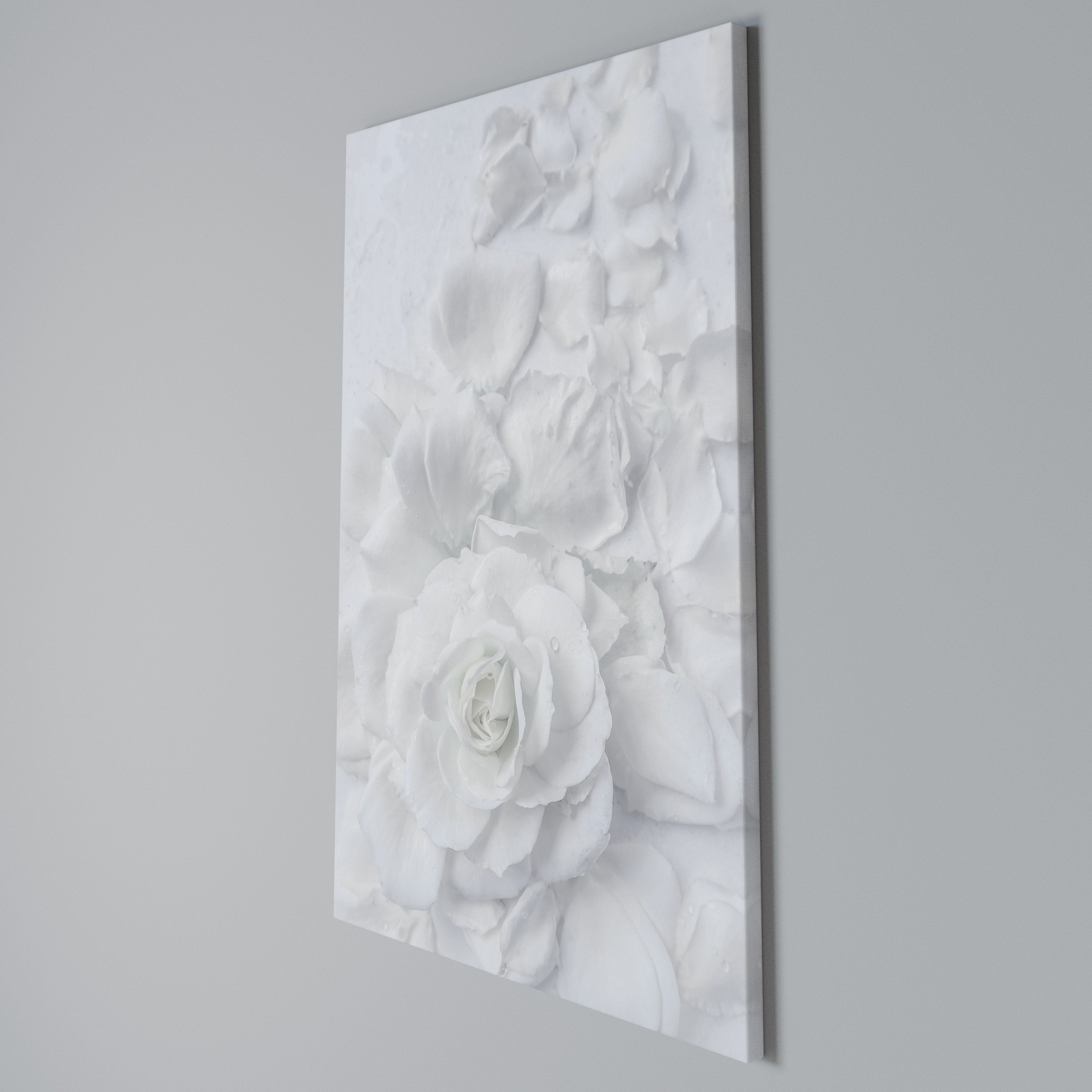 ELEGANCE IN CLARITY Quadro em tela vertical