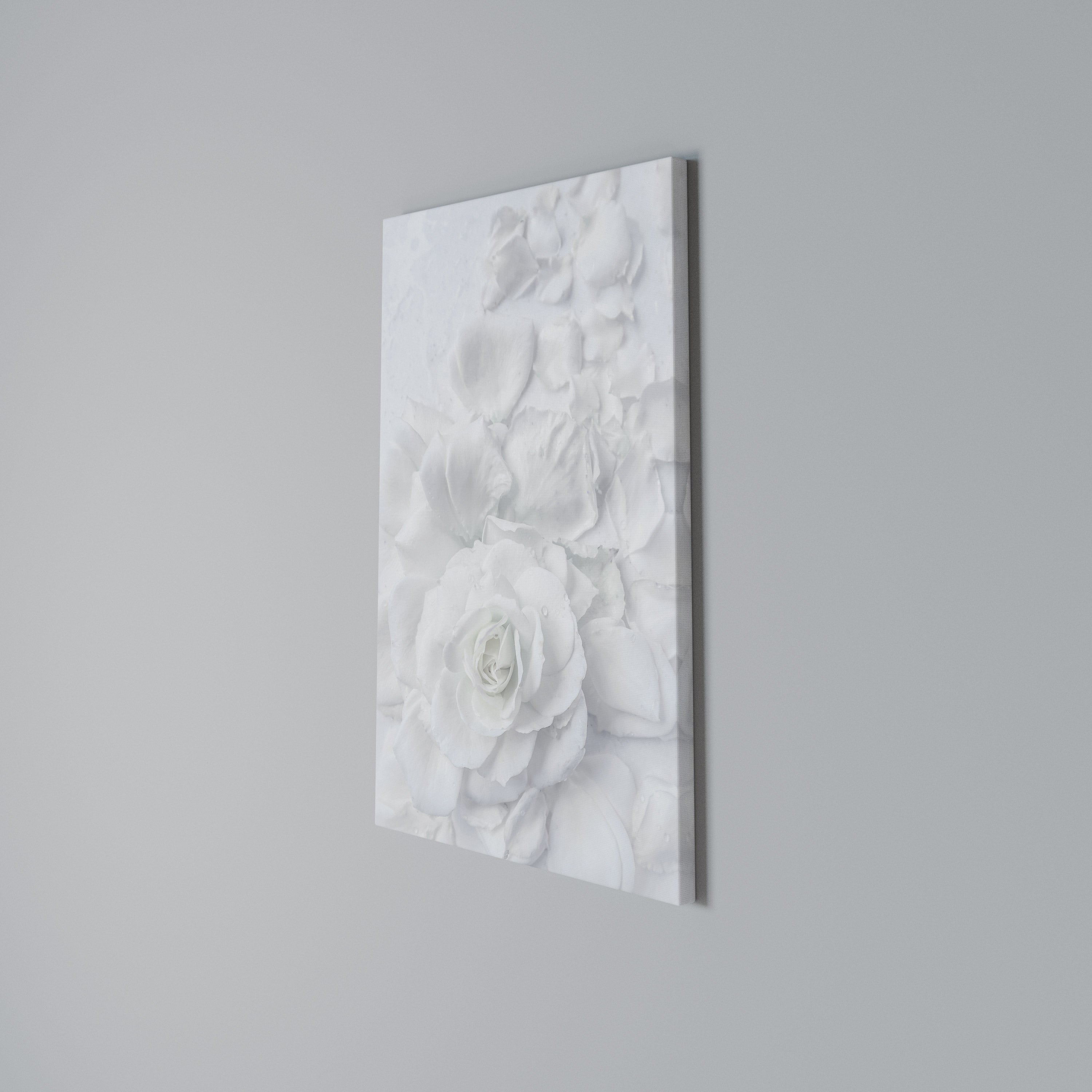 ELEGANCE IN CLARITY Quadro em tela vertical