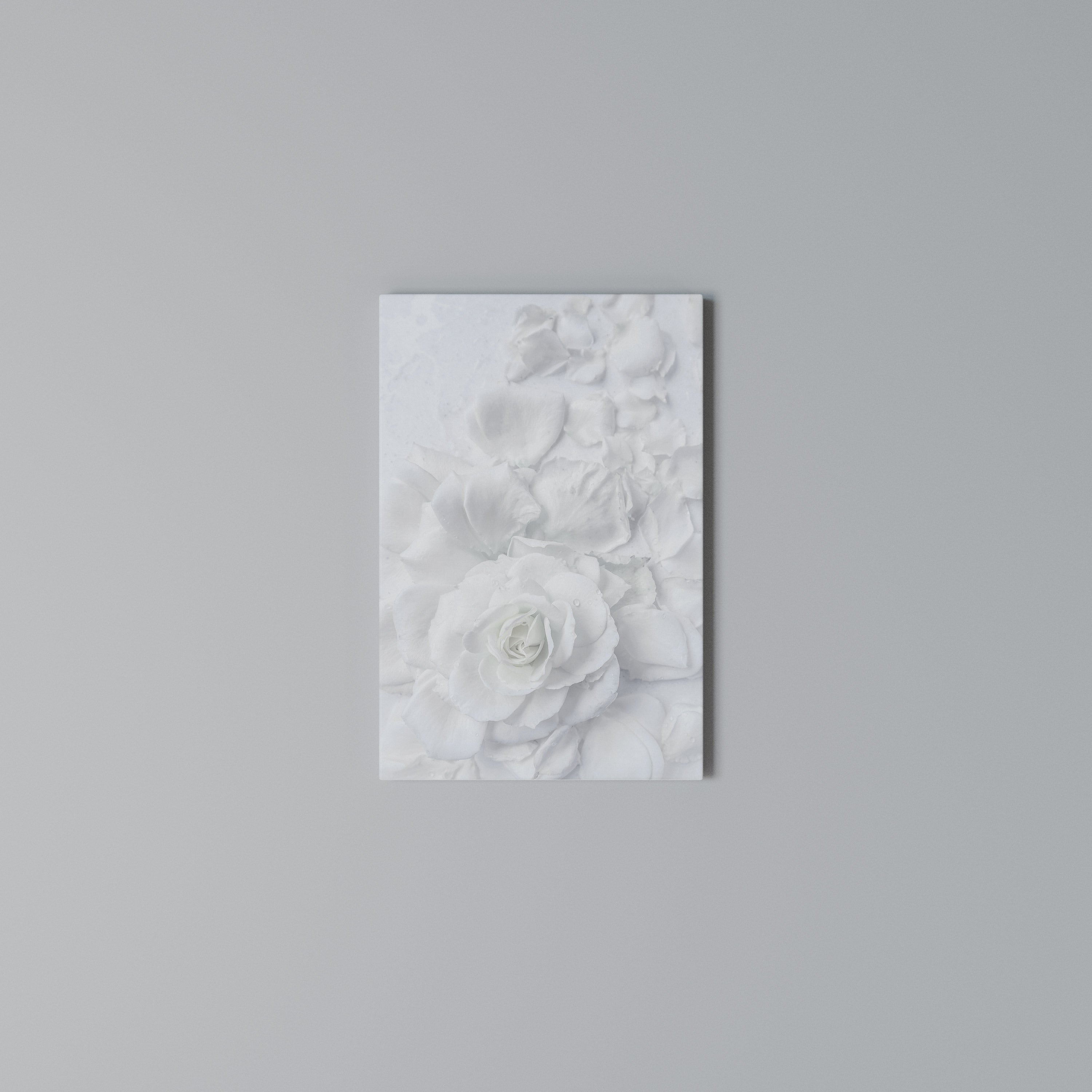 ELEGANCE IN CLARITY Quadro em tela vertical