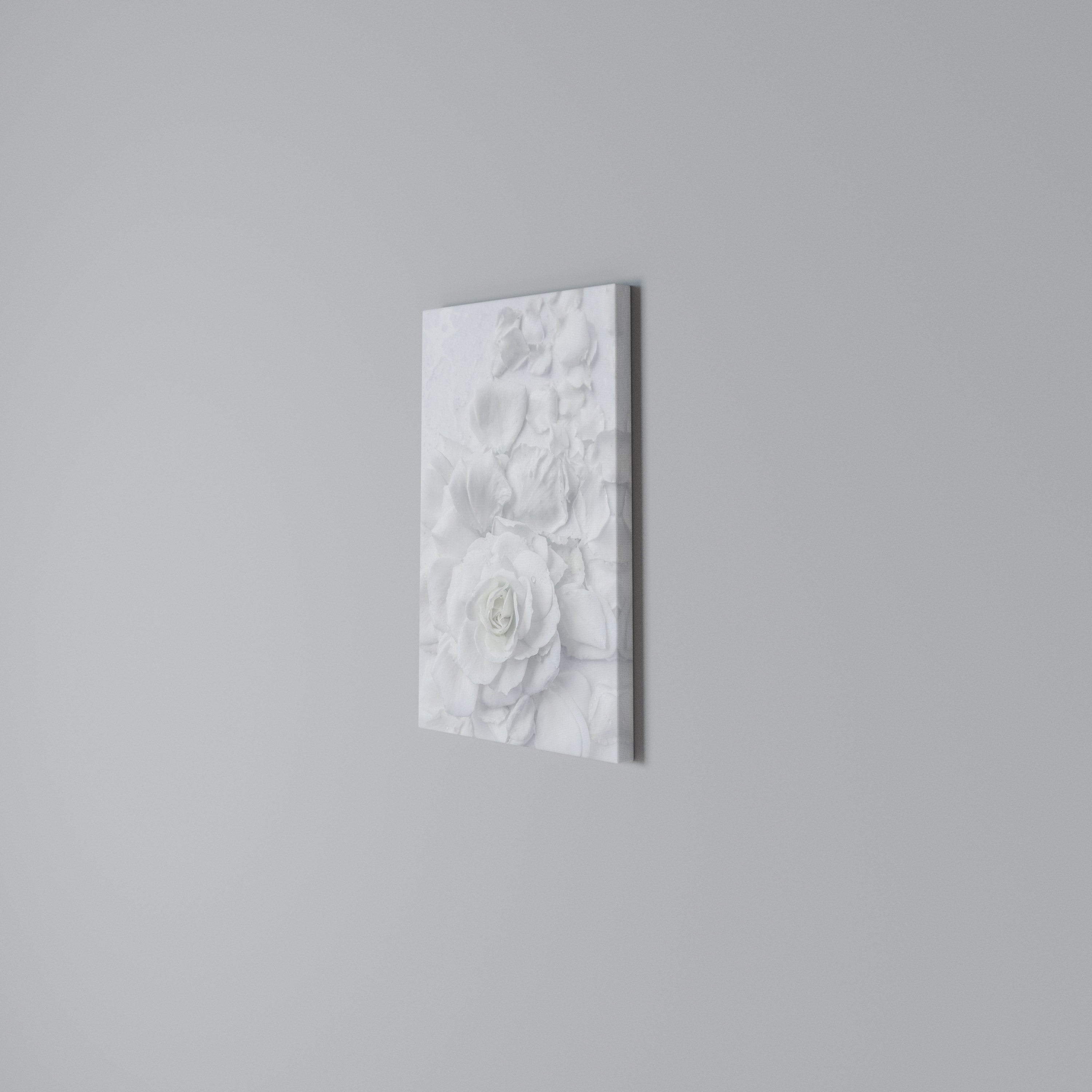 ELEGANCE IN CLARITY Quadro em tela vertical