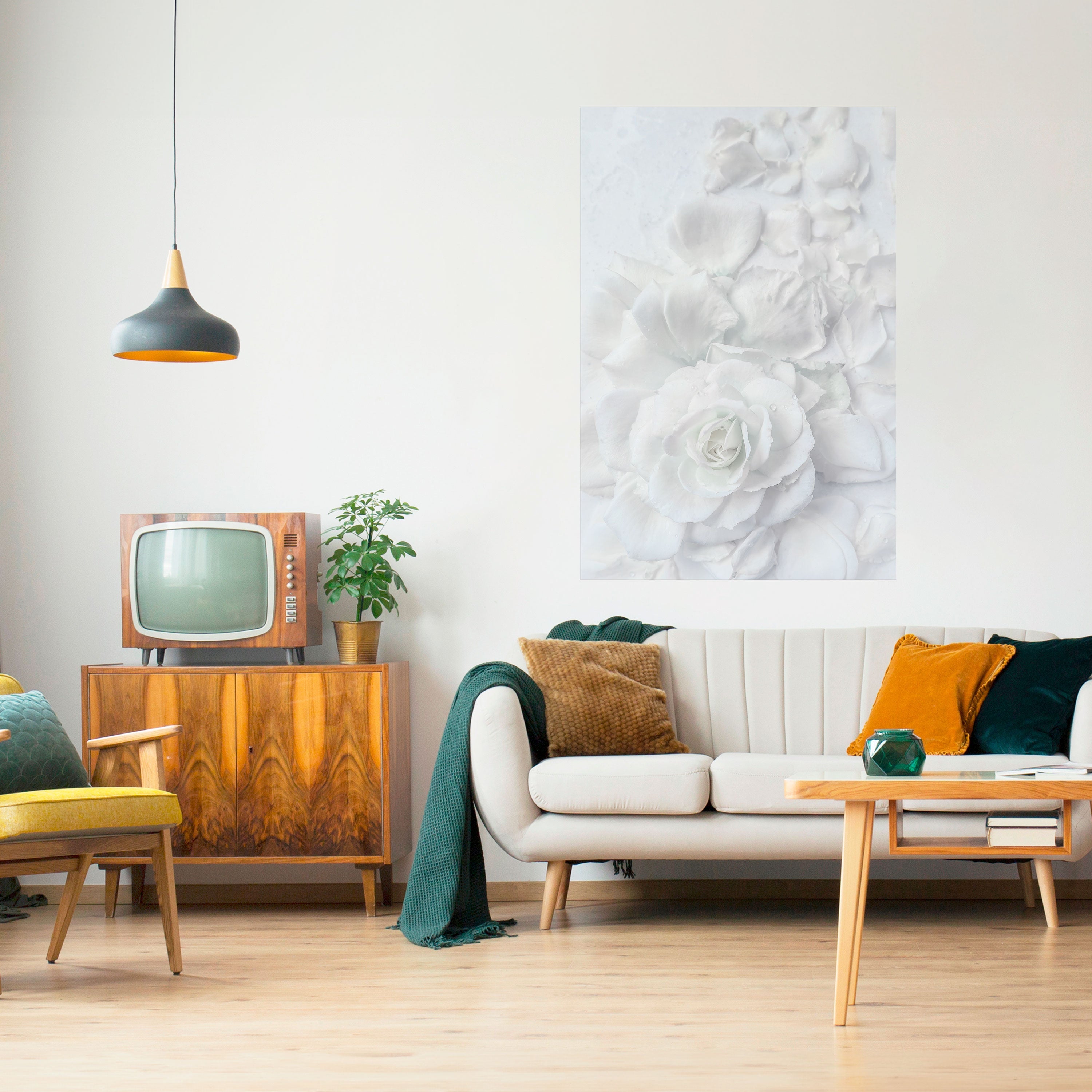 ELEGANCE IN CLARITY Poster Vertical Autocolante