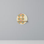 FLORAL DECOR Prateleira Redonda Decorativa em Efeito Carvalho