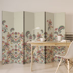 ORGANIC FOLKLORE Biombo Decorativo de 6 Painéis