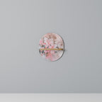 CHERRY BLOSSOM Prateleira Oval Decorativa em Efeito Carvalho