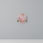 CHERRY BLOSSOM Prateleira Redonda Decorativa em Efeito Carvalho