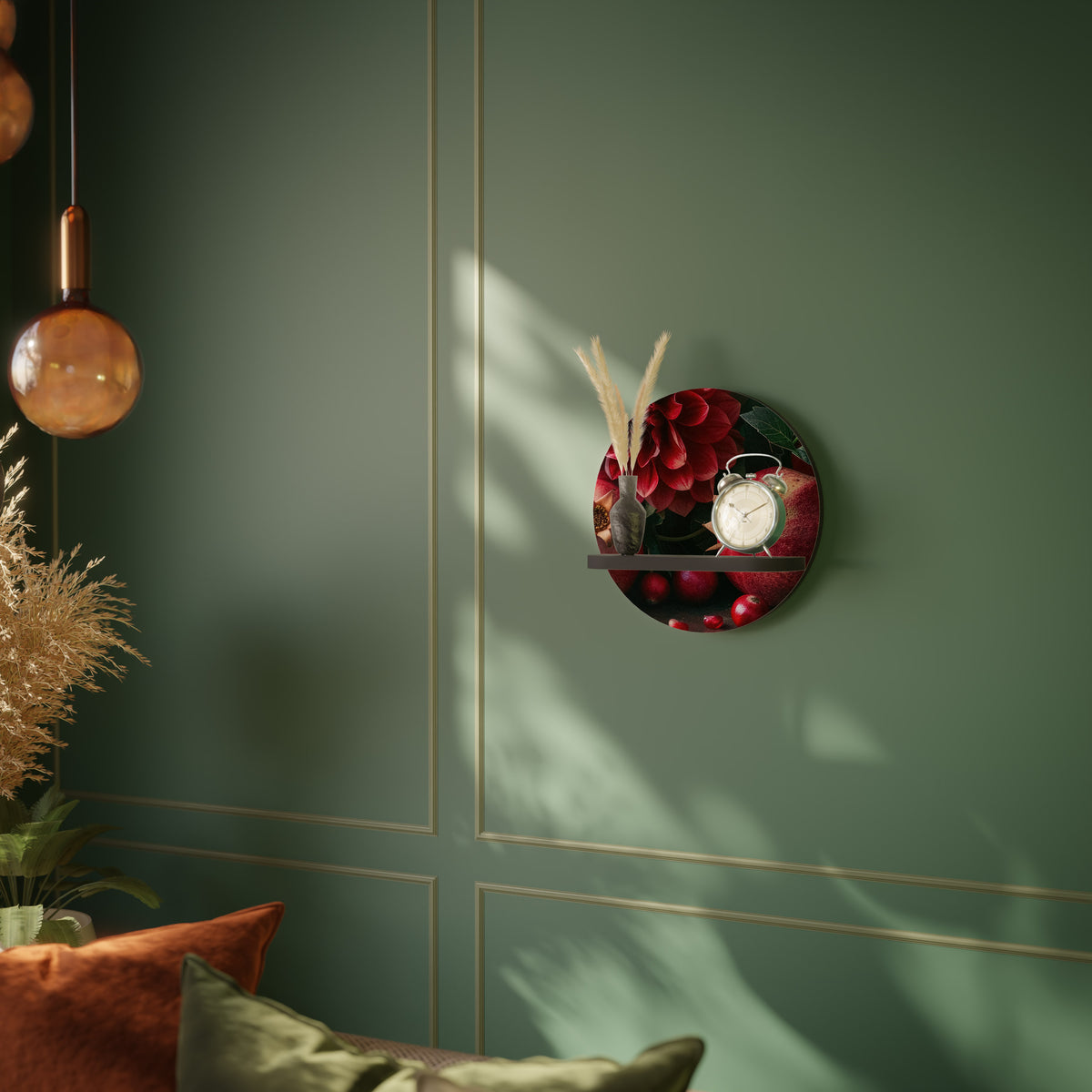 DAHLIAS AND POMEGRANATES Prateleira Artística