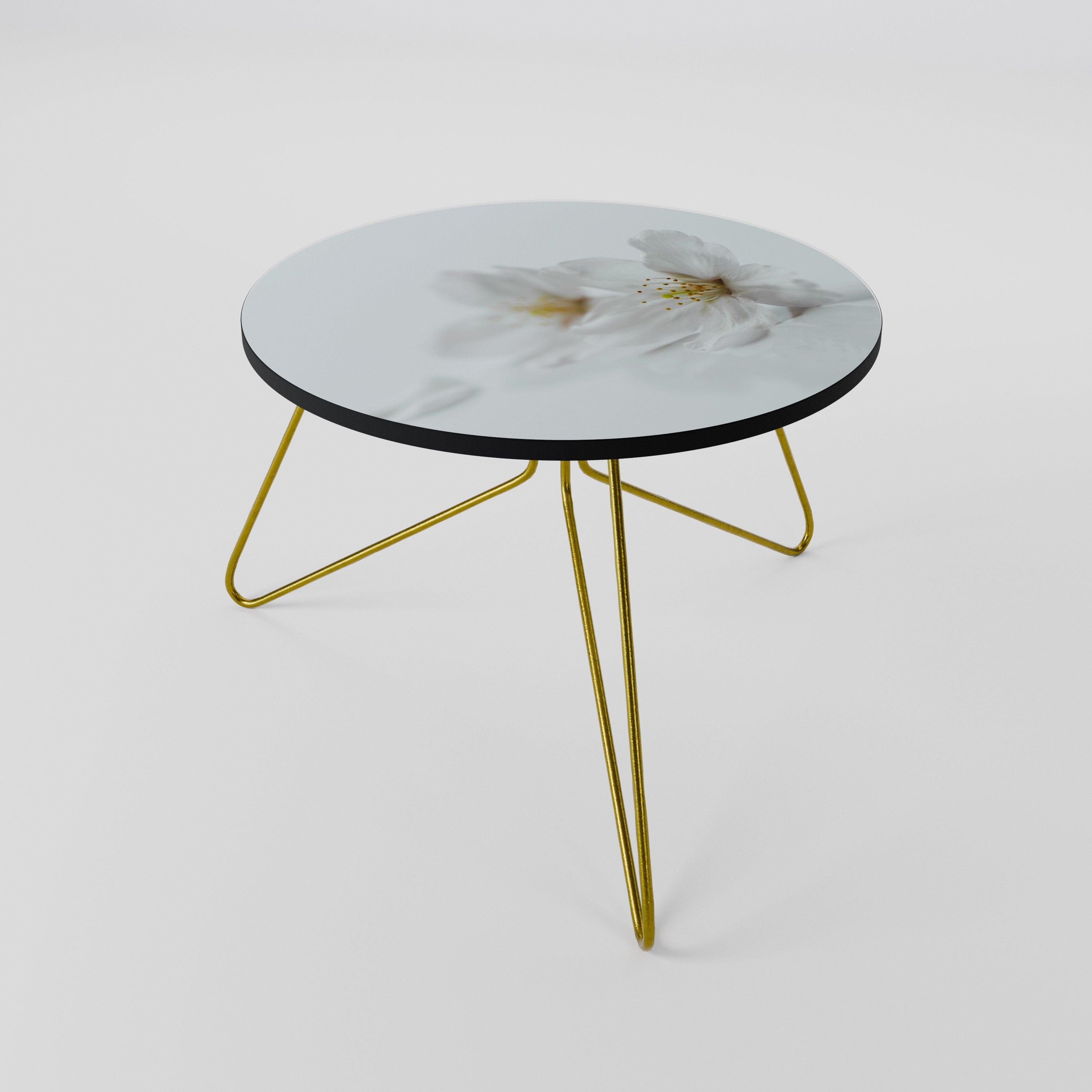 FLEETING WHITE PETALS Mesa de Centro 60