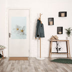 FLEETING WHITE PETALS Poster Vertical Autocolante