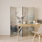 FOREST KING Biombo Decorativo de 4 Painéis