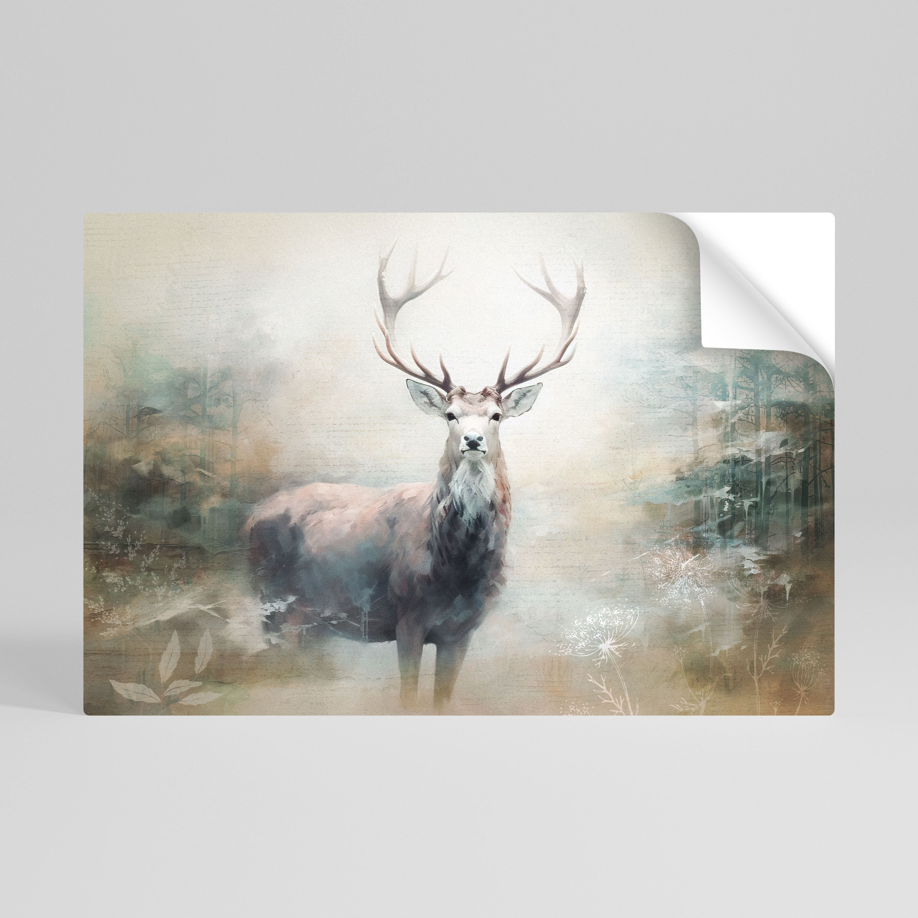 FOREST KING Peel and Stick Horizontal Poster
