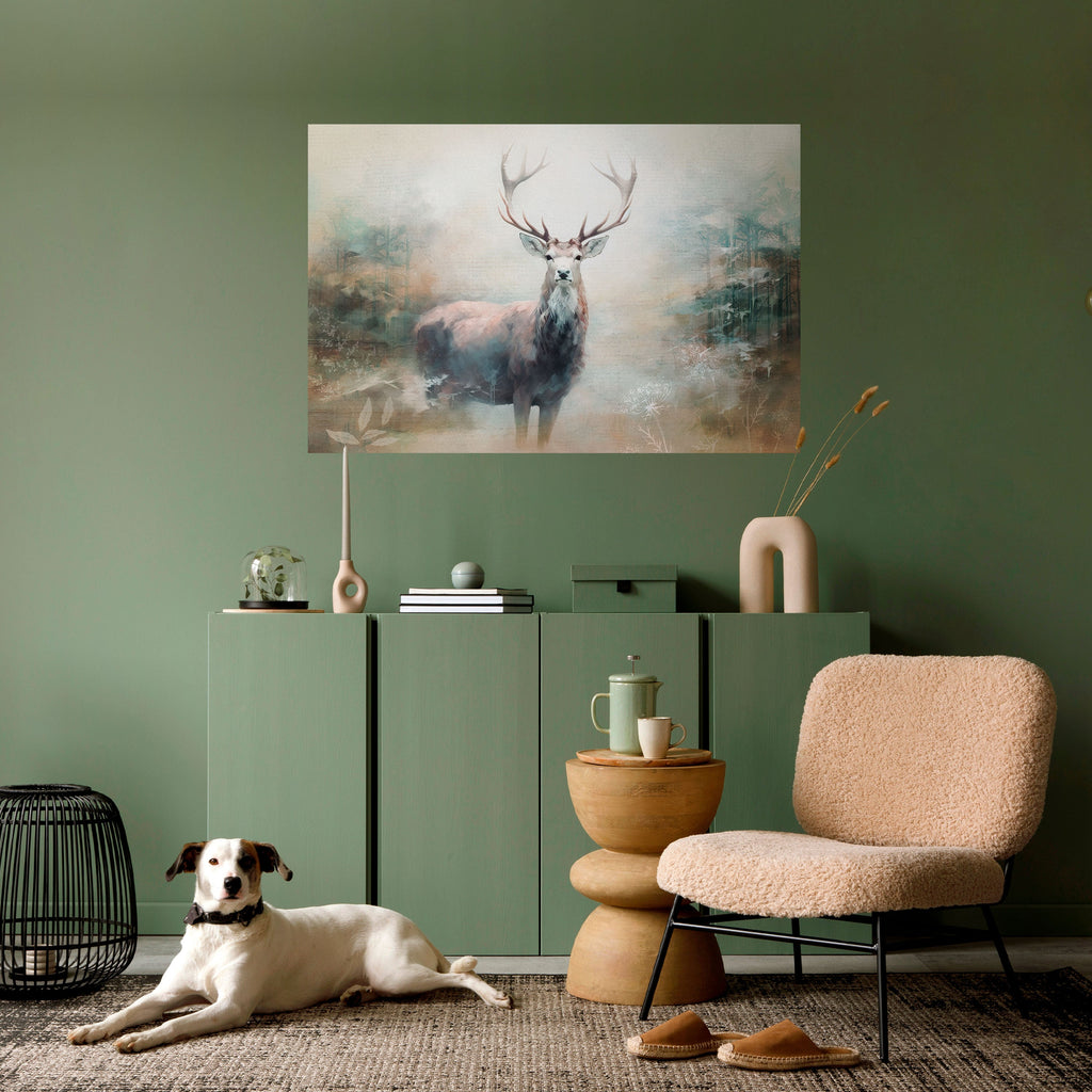 FOREST KING Peel and Stick Horizontal Poster