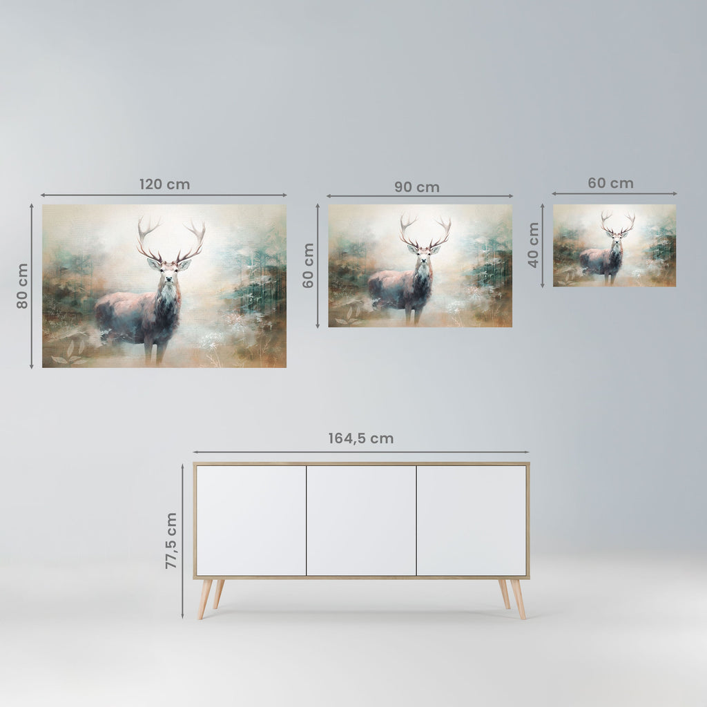FOREST KING Peel and Stick Horizontal Poster