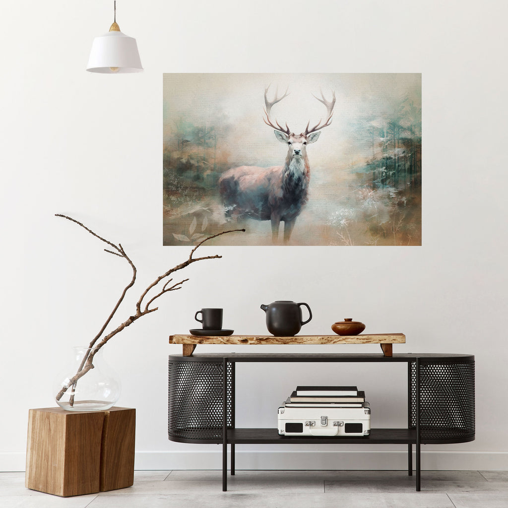 FOREST KING Peel and Stick Horizontal Poster