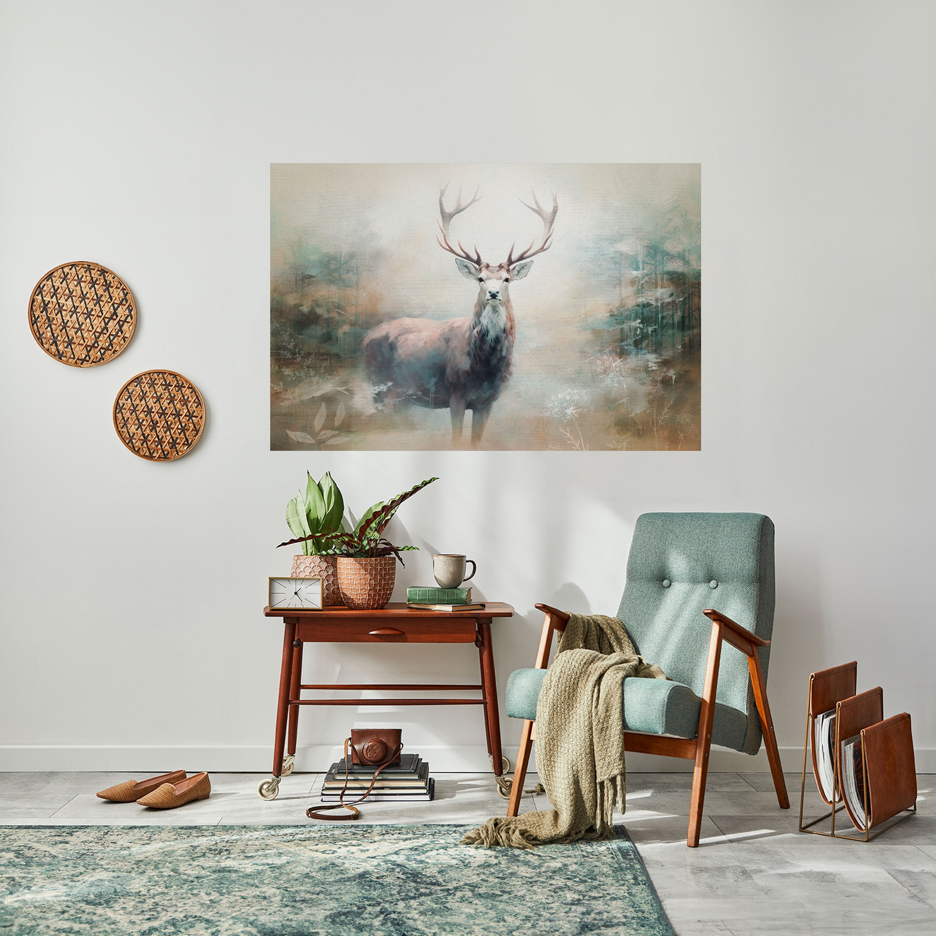 FOREST KING Peel and Stick Horizontal Poster