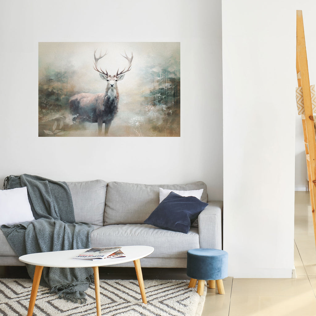 FOREST KING Peel and Stick Horizontal Poster